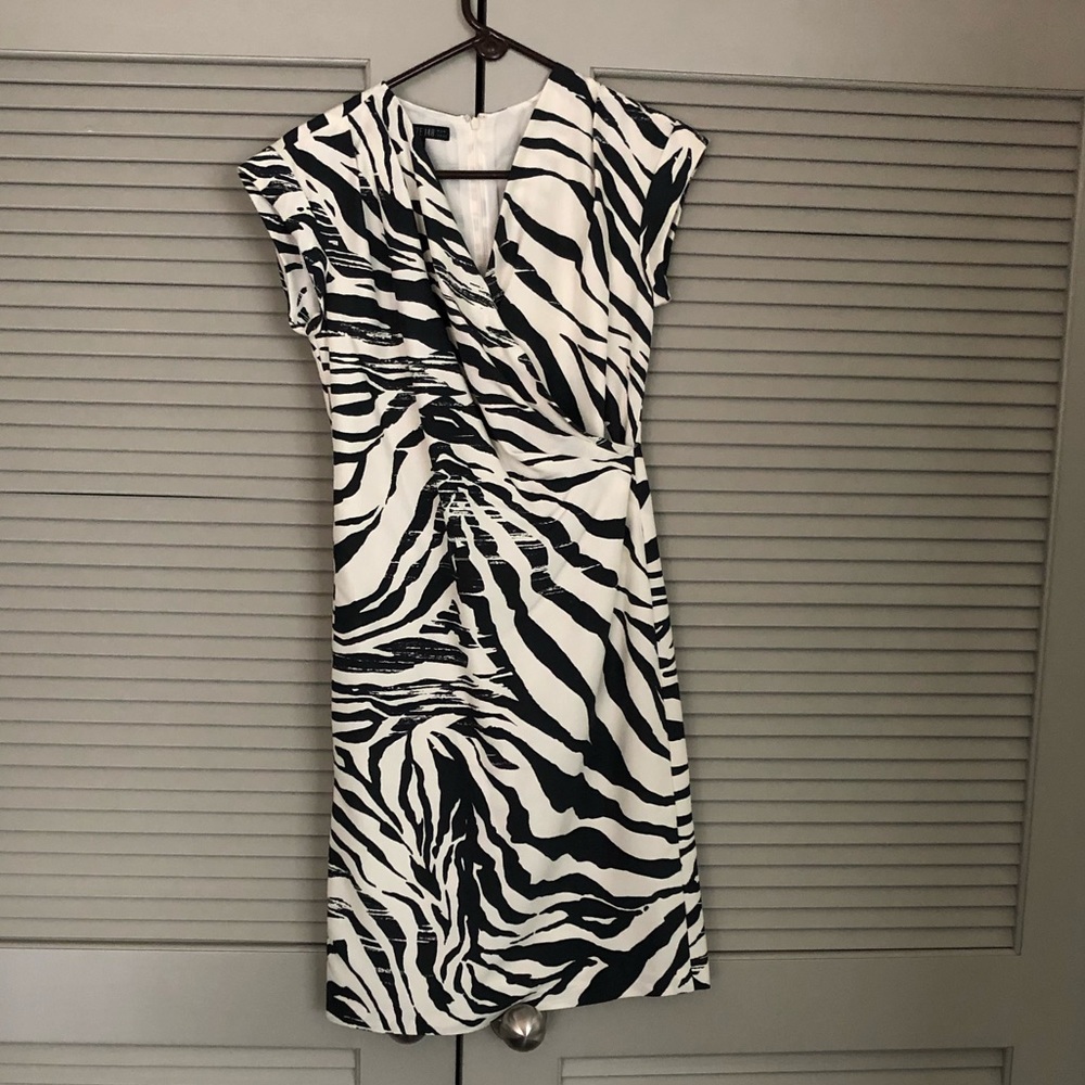Beautiful Silk zebra print dress